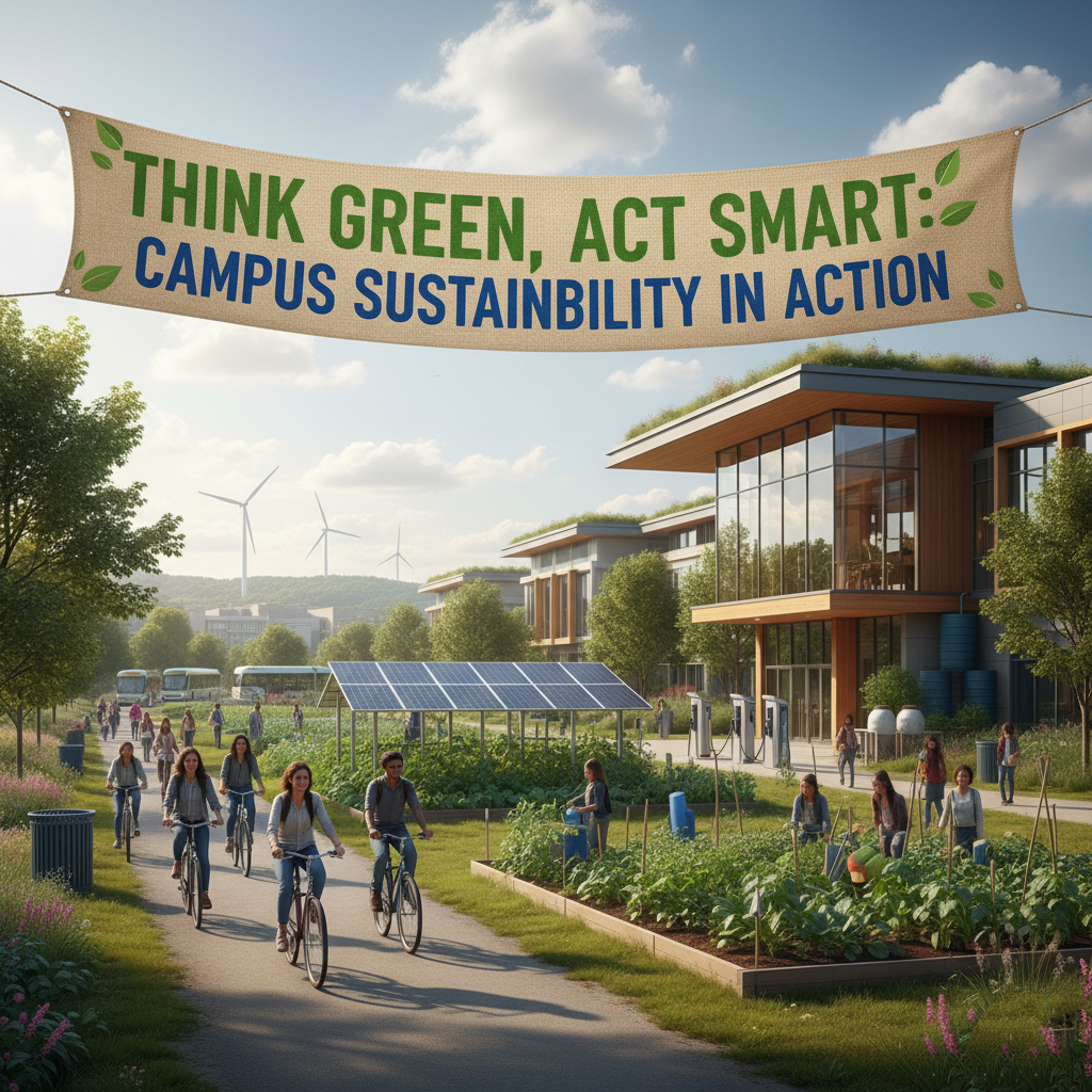 Think Green, Act Smart: Campus Sustainability in Action